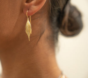 Sterling Silver Gold Plated Earrings
